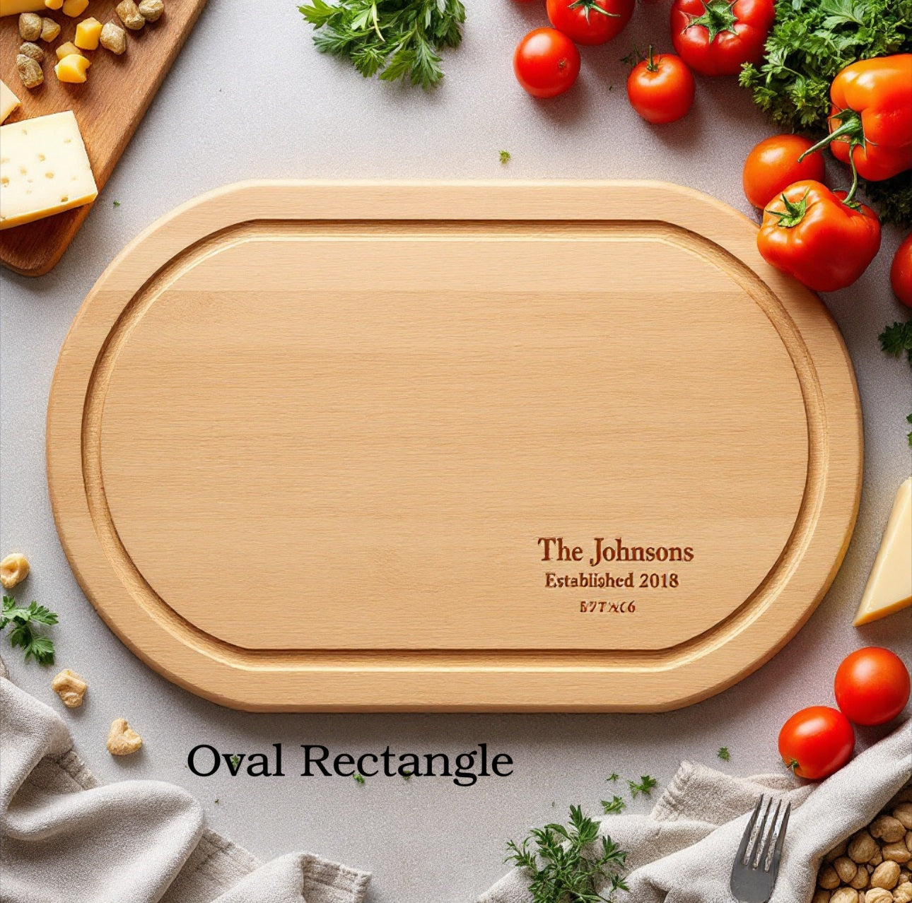 Personalized Maple Cutting Board, 1" to 1.5" thick, Hand made, Best Present for Wedding, Bridal Shower, Engagement, Anniversary, Housewarming, Gift Idea for Couples Bride, Parent, Family