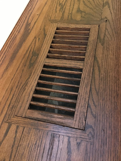 Custom Floor Register with insert and frame for flush flooring