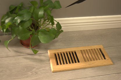 Custom Floor Register with insert and frame for flush flooring