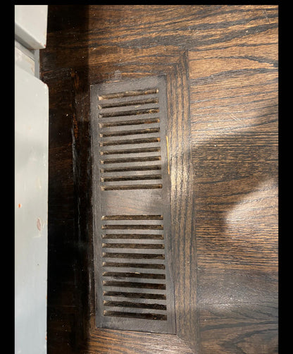 Custom Floor Register with insert and frame for flush flooring