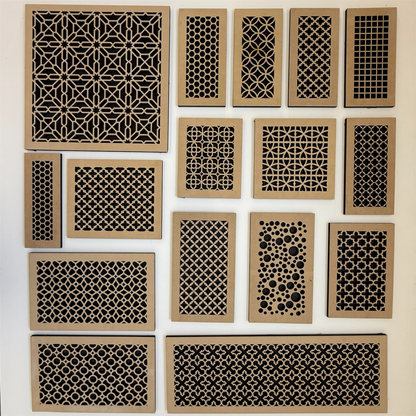 Architectural Grilles for HVAC Vent and Return Air covers - Designer Choice - Custom patterns and sizes