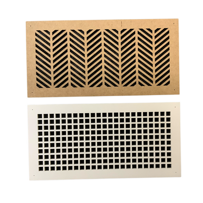 Architectural Grilles for HVAC Vent and Return Air covers - Designer Choice - Custom patterns and sizes