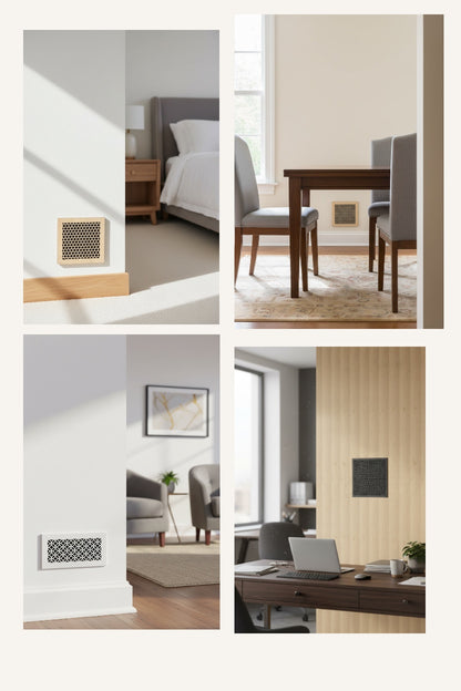 Architectural Grilles for HVAC Vent and Return Air covers - Designer Choice - Custom patterns and sizes