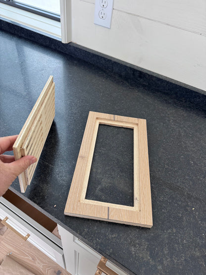 Custom Floor Register with insert and frame for flush flooring