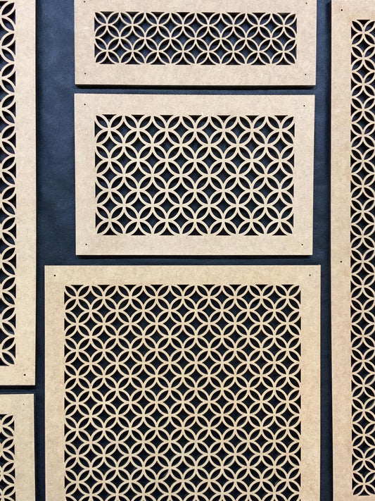 Architectural Vent Cover | 1/4" thick MDF | Customized Air Return or Register | Decorative Wall & Ceiling Grille